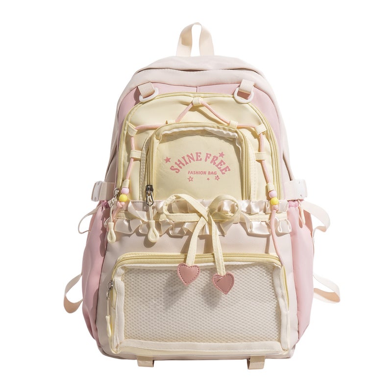 Fashionable Large Capacity Lightweight Backpack for Middle and High School Girls - Image 5