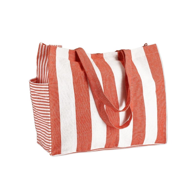 Folkulture Beach Bag 17x14 Waterproof Sandproof Large Tote Bags for Women Swimming Pool Travel Vacation Beach Essentials Accessories Gifts Bolsos Para Mujeres Simple Modern Pool Bag - Image 2