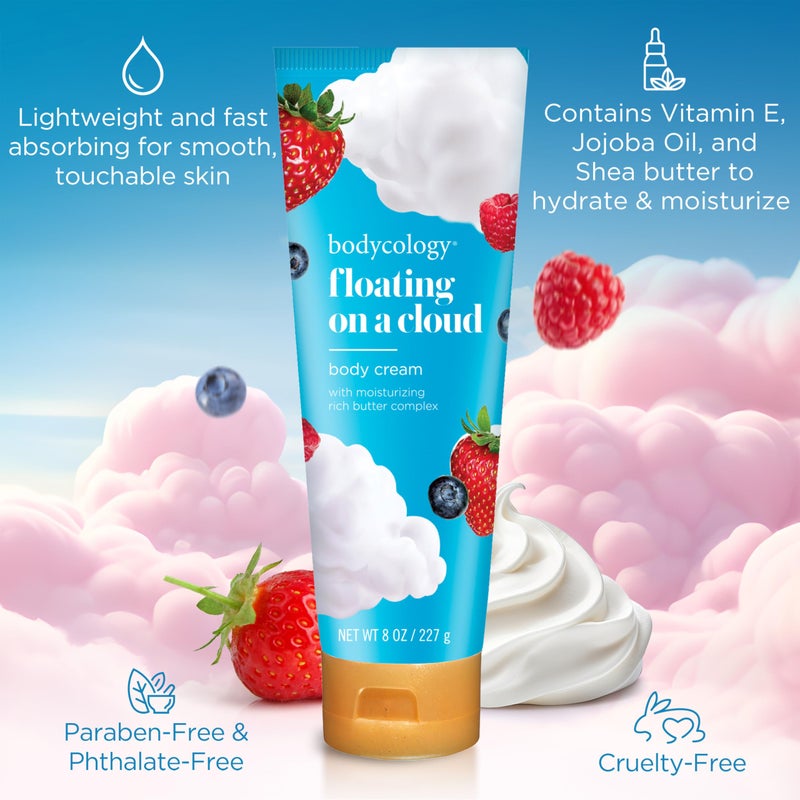 Bodycology كريم الجسم من بوديكولوجي بزبدة الشيا، عائم على سحابة، 8 أونصات - Image 3