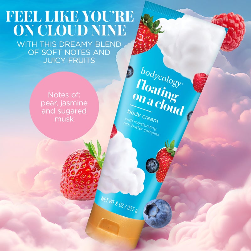 Bodycology كريم الجسم من بوديكولوجي بزبدة الشيا، عائم على سحابة، 8 أونصات - Image 2