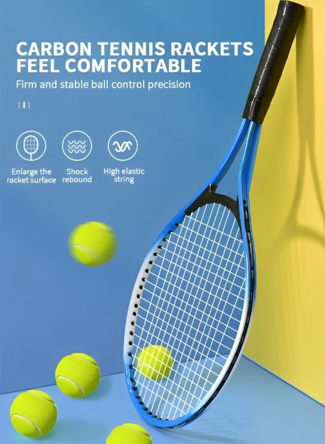 Aimayapet Adult Tennis Racket Set Single Tennis Trainer,Tennis Trainer with String Rebound Tennis,Beginner Tennis Racket Portable Tennis Training Tool with Racket,Racket Bag, 3 Rebound Balls, 1 Water Injection Base Tennis Trainer,Outdoor Sports Set - Image 5