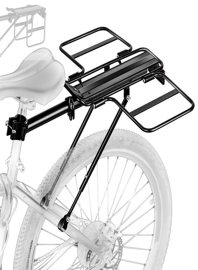 YONTUO BCR07: Foldable Wide Wings Bike Cargo Rack, Quick Release, Universal, Large Capacity, Height Adjustable Fit 24'-29' - Image 1