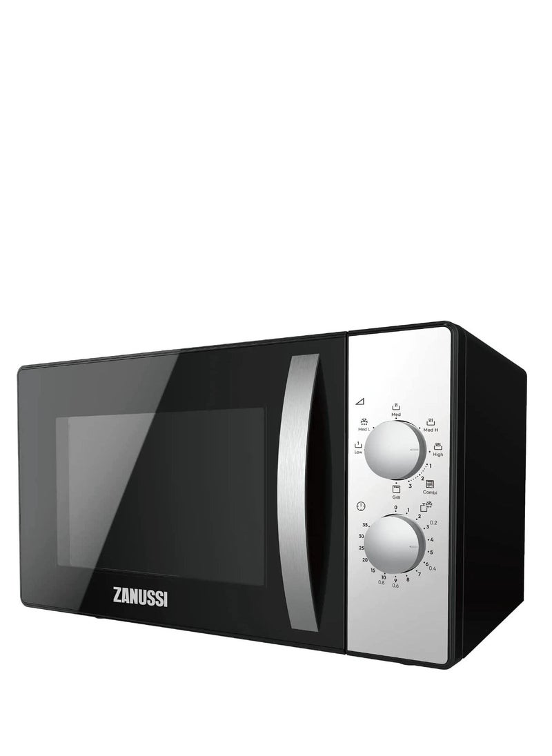 ZANUSSI MICROWAVE ZANUSSI 23L  GRILL - BLACK & SILVER 