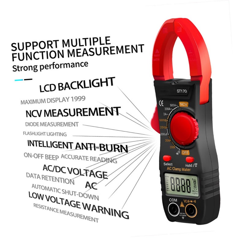 Low wear optimized build High-Precision Digital Clamp Portable Multimeter with Ncv Induction Ac Dc Voltage Resistance Tester for Electricians and Electrical Repair Tools General compatible design Upgraded classic design Gulf climate fit Cost saving design picks Globally engineered build Low wear optimized build Flexible trendy construction All-item matching trendy build All choice modern design All temp range compatible build Gulf standard sizing alternatives Heat resistant All-scene compatible build Domestic distribution ready Assorted trendy color picks Treated anti-rust metal Batch consistent craftsmanship Confirmed available stock User friendly optimized build All-scene tailored quality Modern practical shape Carefully engineered build Global versatile design Globally spread simple design - Image 4