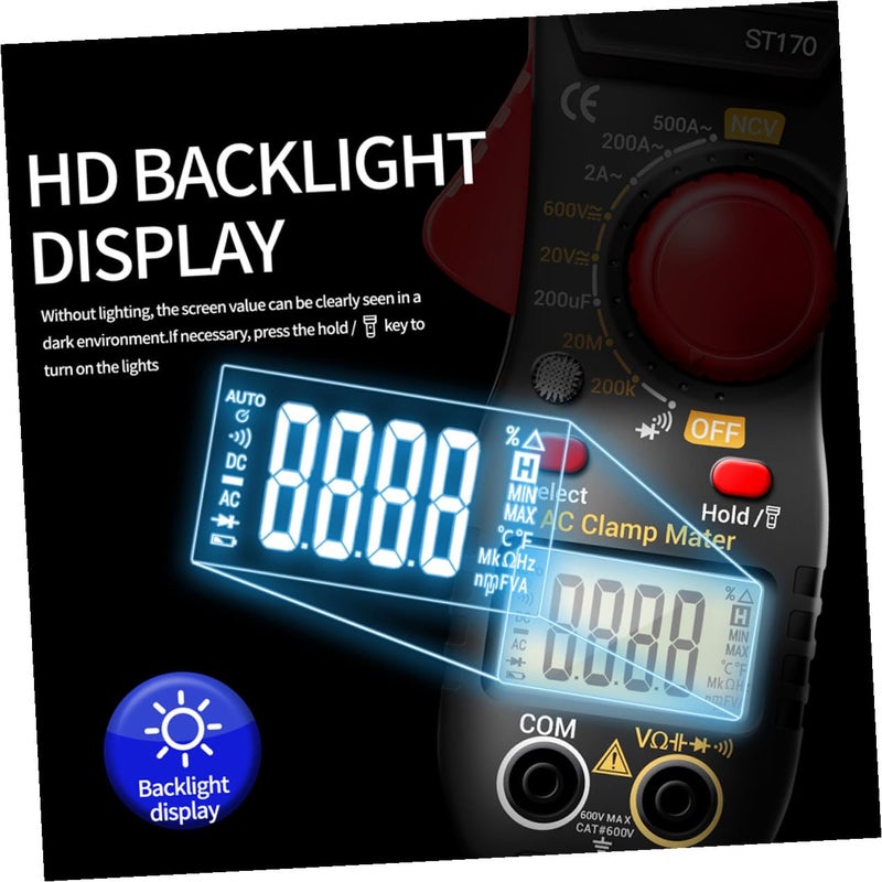 Low wear optimized build High-Precision Digital Clamp Portable Multimeter with Ncv Induction Ac Dc Voltage Resistance Tester for Electricians and Electrical Repair Tools General compatible design Upgraded classic design Gulf climate fit Cost saving design picks Globally engineered build Low wear optimized build Flexible trendy construction All-item matching trendy build All choice modern design All temp range compatible build Gulf standard sizing alternatives Heat resistant All-scene compatible build Domestic distribution ready Assorted trendy color picks Treated anti-rust metal Batch consistent craftsmanship Confirmed available stock User friendly optimized build All-scene tailored quality Modern practical shape Carefully engineered build Global versatile design Globally spread simple design - Image 5