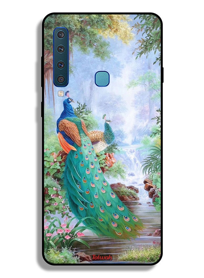 Tolwak Samsung Galaxy A9 (2018) Protective Case Cover Peacocks  - Image 1