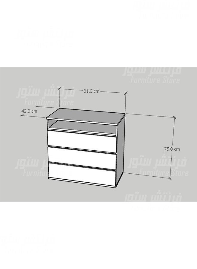 Mini room, a small modern room, consisting of a modern bed - 150 cm wide, a chest of drawers and a nightstand, from the Furniture Store. - Image 5
