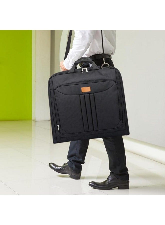 FUOCO 2-in-1 Convertible Garment Bag - Airline Carry-On Foldable Travel Bag with Suit, Laptop, and Lahenga Compartments - Perfect for Business Trips, Weddings, and Formal Events - Image 4