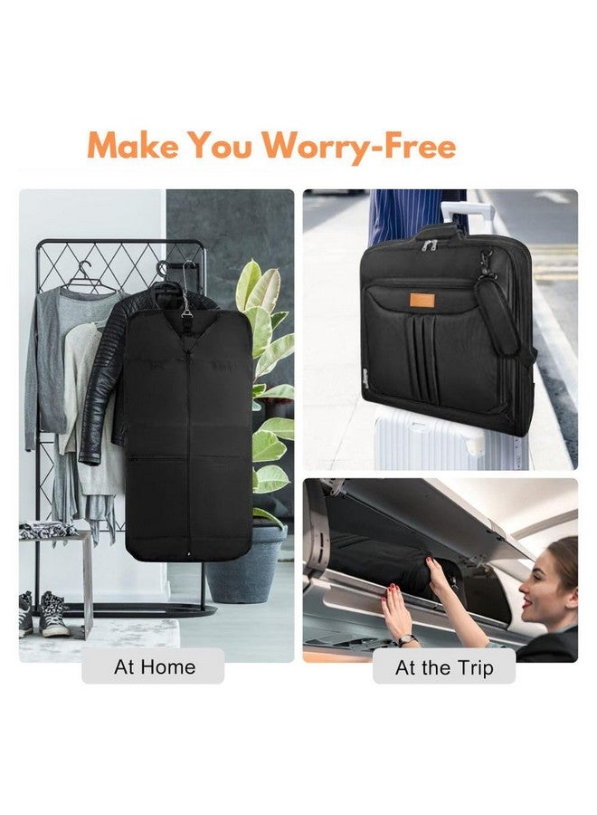 FUOCO 2-in-1 Convertible Garment Bag - Airline Carry-On Foldable Travel Bag with Suit, Laptop, and Lahenga Compartments - Perfect for Business Trips, Weddings, and Formal Events - Image 3