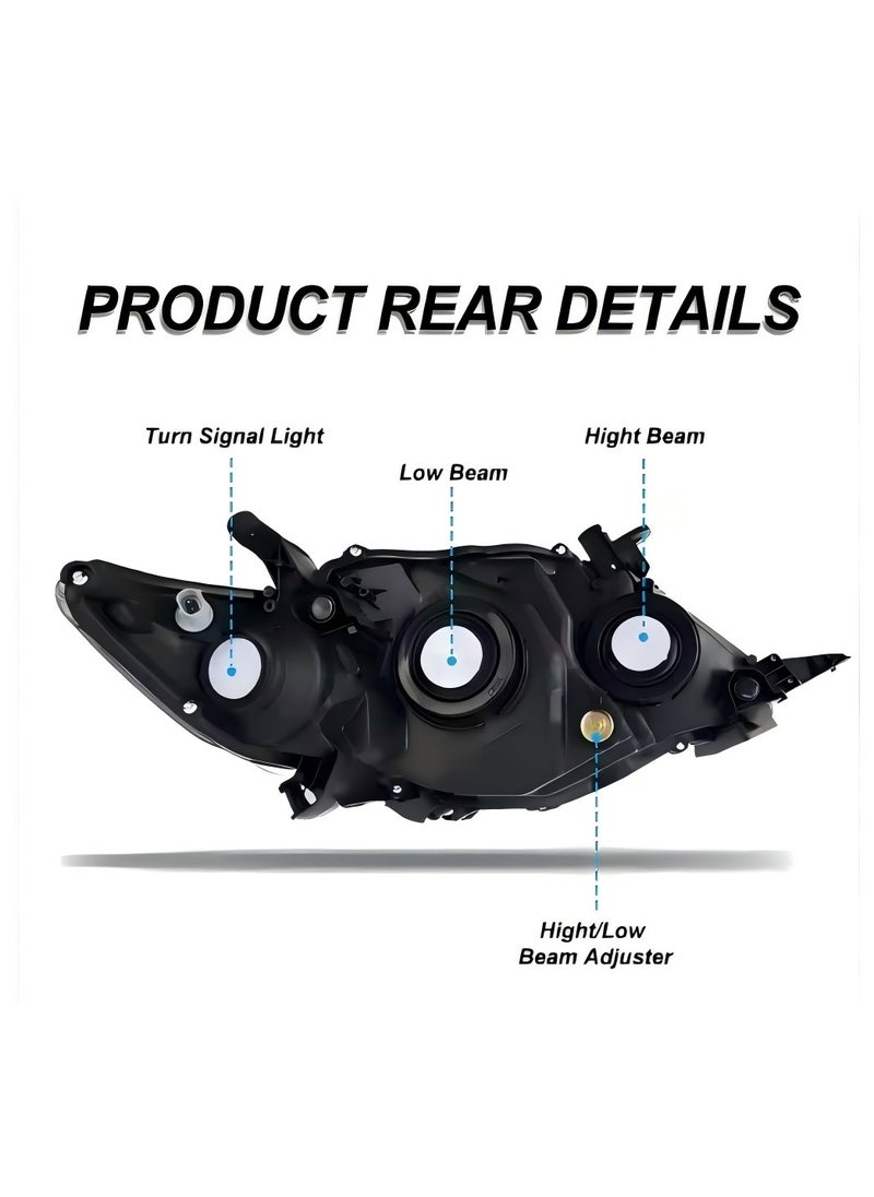 TOYOTA ACCSSORIES Headlight for Corolla 2009-2010(white)  - Image 4