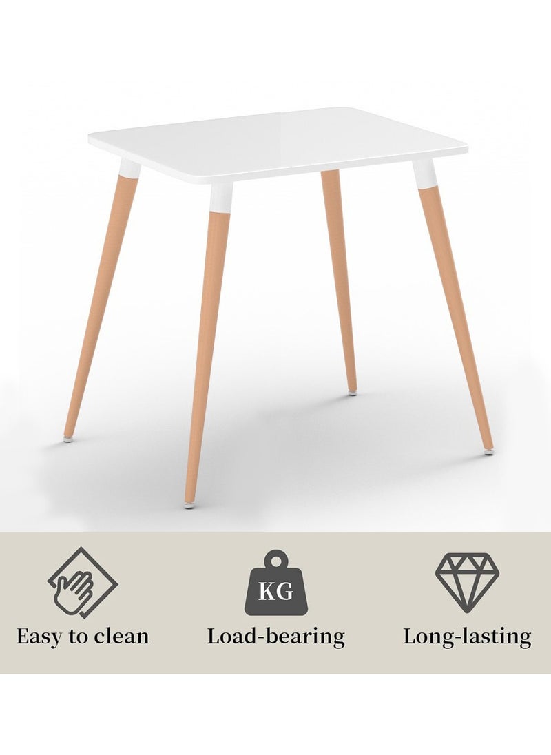 Mahmayi Mahmayi Cenare Dining Set (Dining Table With 2 X Plastic Chair) White  - Image 2