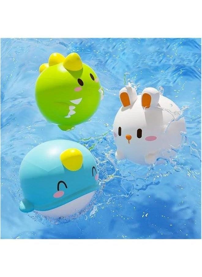Generic - Glowing Fishing Bath Toy, Animal Ball Tub Toy Light Up Bathtub Luminous Floating Game Basketball Hoop (3PCS Balls-1) - Image 1