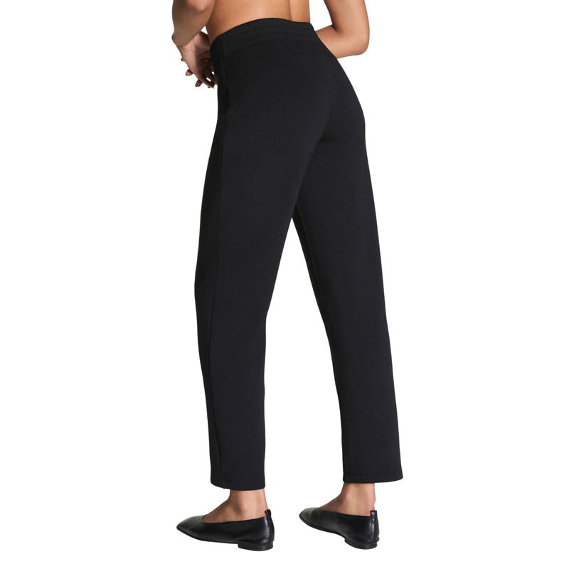 SPANX AirEssentials Slim Straight Pant - Ankle-Length, Relaxed Lounge Trousers - UPF 50+ Protection - Very Black - Medium - Image 2
