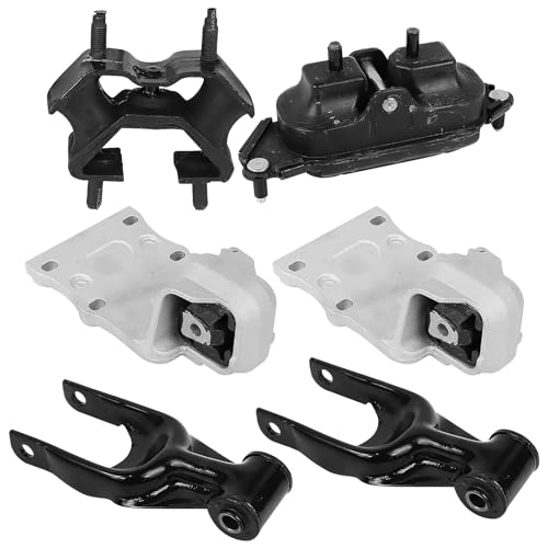 BEBLEPANY Engine Motor & Transmission Mount Kit 6pcs Compatible with Fits 2006-2011 Chevrolet Impala 3.9L/2006 Chevrolet Monte Carlo 3.9L Replace A5372 A5372 A2906 A5263 A5263 A2712 - Image 1
