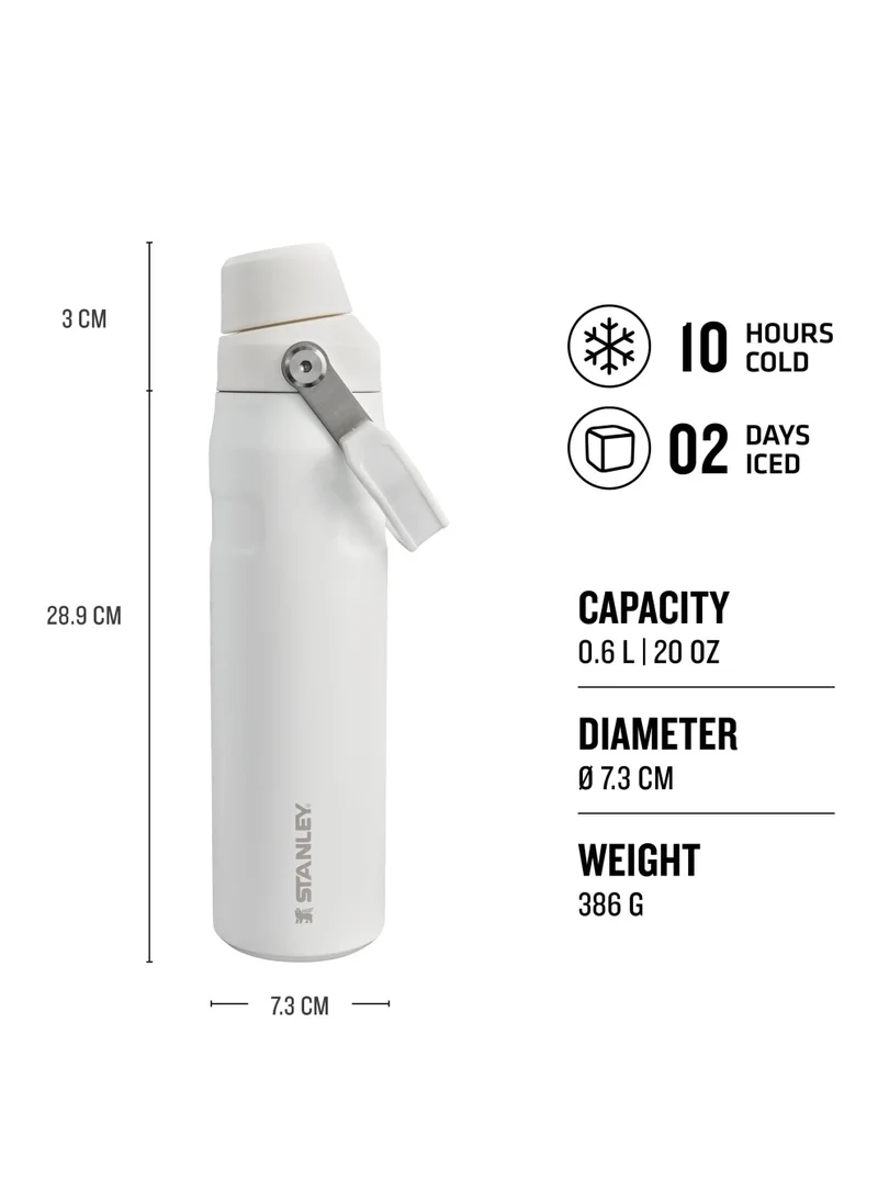 ستانلي The Aerolight IceFlow Water Bottle Fast Flow 0.6L - Keeps 10 Hours Cold - Lightweight Insulated Water Bottles - Dishwasher Safe - Leakproof and Fast Flow Lid - BPA Free - Frost