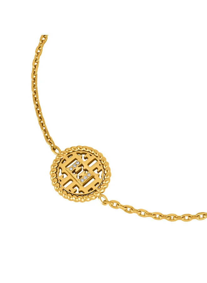 Escada Linda Gold Plated 316L Stainless Steel Chain Bracelet for Women