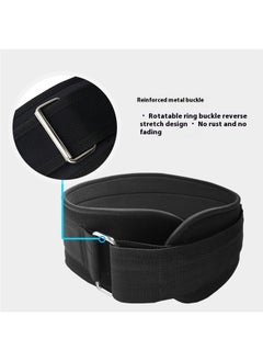 Generic Quick Locking Premium Weight Lifting Belt - Powerlifting, Cross Training for Men and Women Professional Fitness, BLACK  - Image 4