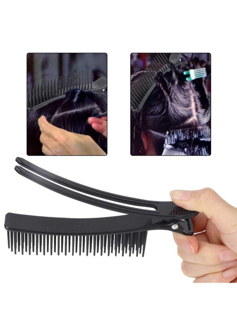 Excefore - Hair Sectioning Clips, Plastic Hairdresser Clips, Hair Hairdressing Styling Clips for Styling of All Hair Types - Image 1