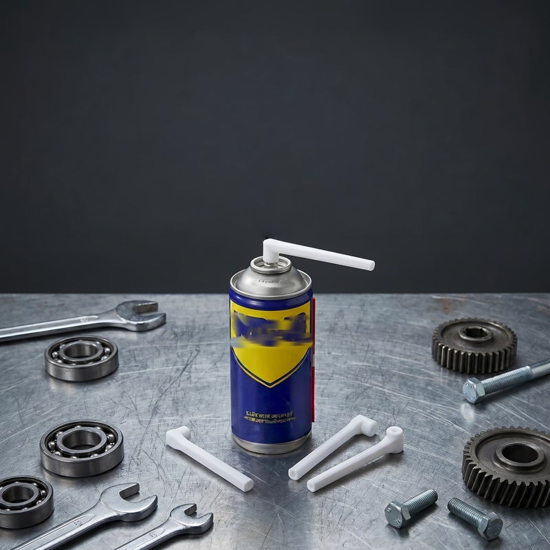 Set Of 3 White WD 40 Extension Rod Tools Perfectly Compatible With WD 40 Spray Cans Multi Color Options Available Enhancing User Experience - Image 5