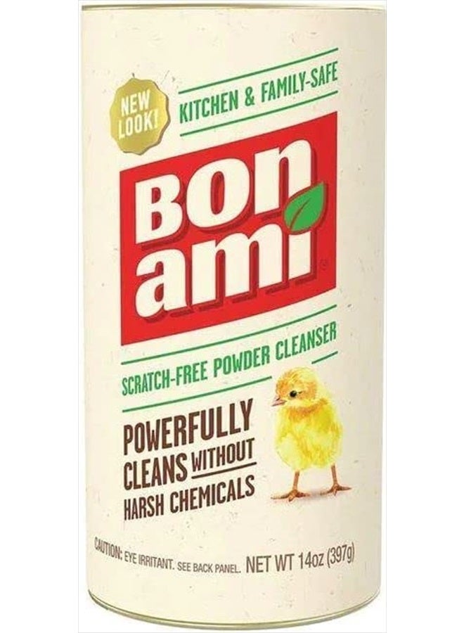 Bon ami Powder Cleanser for Kitchens & Bathrooms - All Types of Surfaces, Cleans Grime & Dirt, Polishes Surfaces, Absorbs Odors (3 Pack) - Image 2