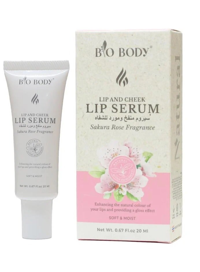 bio-body Sakura & Rose Lip & Cheek Serum - 20ml