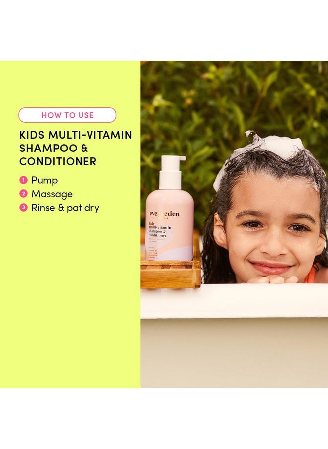 Evereden Evereden Kids Shampoo and Conditioner 2 in 1: Cool Peach, 8.5 fl oz. | Gentle Kids Skin Care | Non-toxic and Clean Ingredients  - Image 2