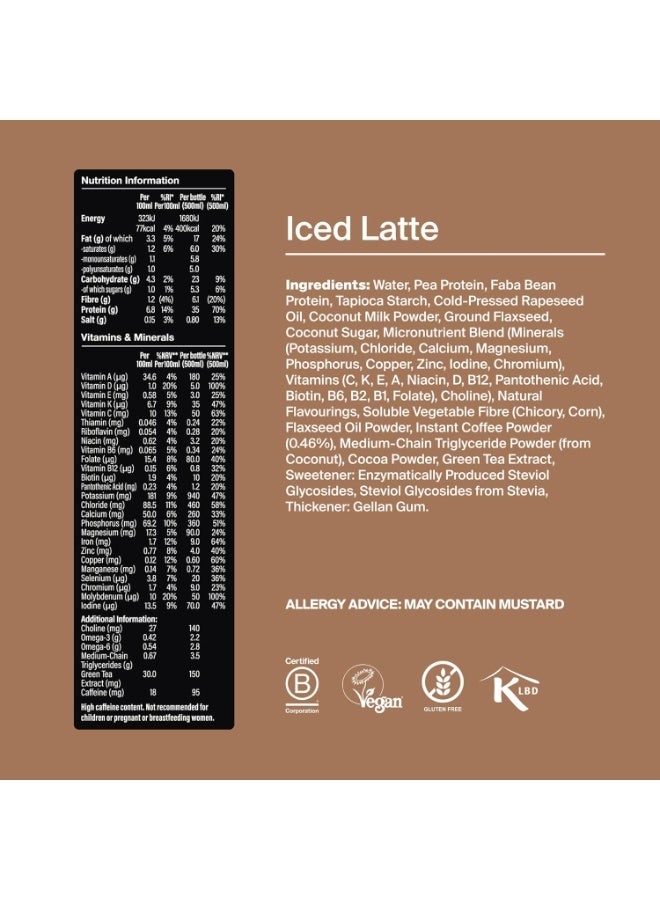 HUELE Huel Black Edition Ready-to-drink, 8 x 500ml Bottles, Protein Shakes, Iced Latte, High Protein Drink, 35g Protein Per Bottle - Image 3