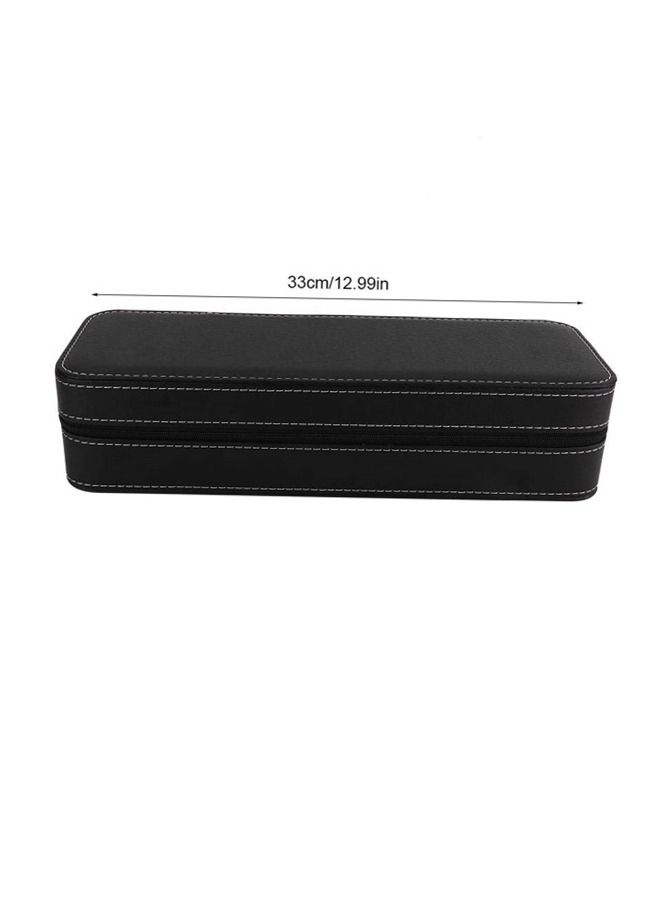 BLOOMING TIME 6 Grid leather Watch Organizer Watches Case Boxes jewelry Display Storage Holder - Image 2