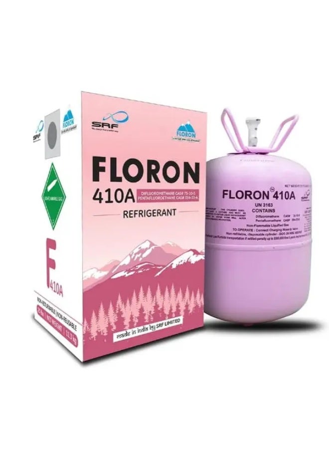 Floron Freon R410A Refrigerant Gas 11.3KG - High Efficiency AC & HVAC Cooling Cylinder