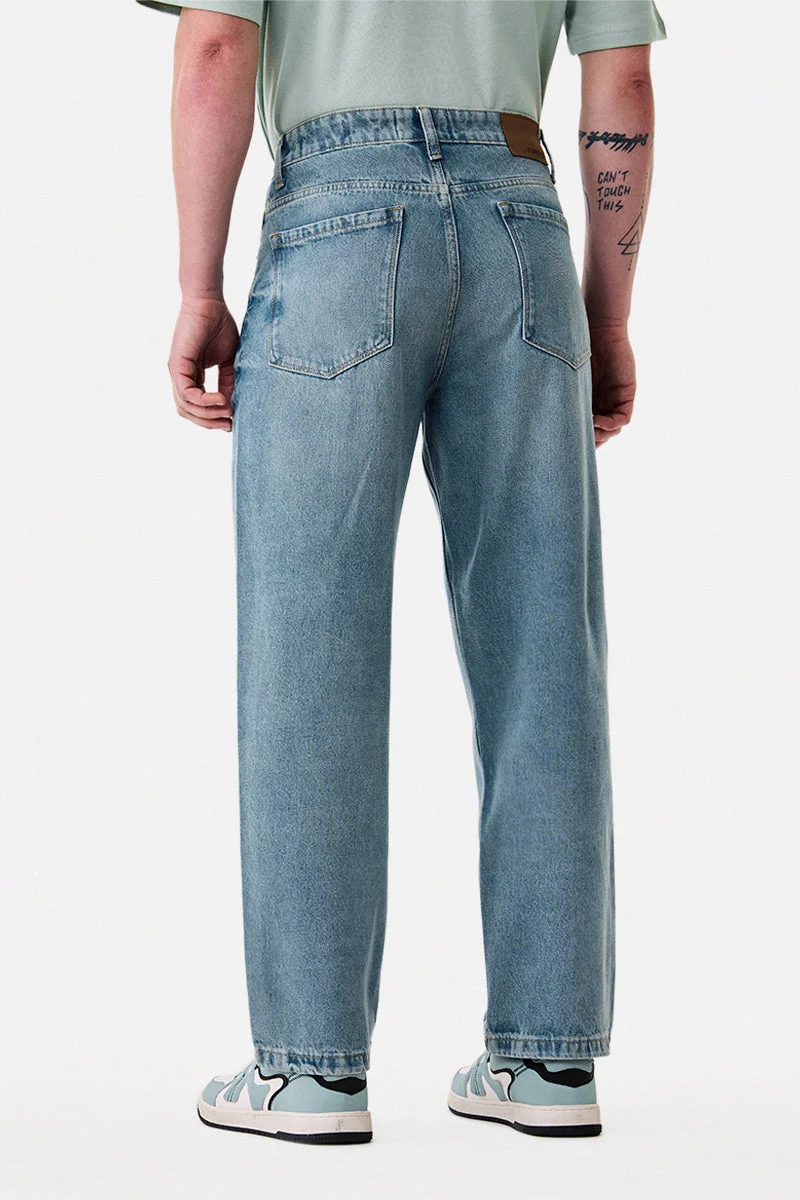 SNITCH  Washed Baggy Jeans for Men | Best Price UAE
