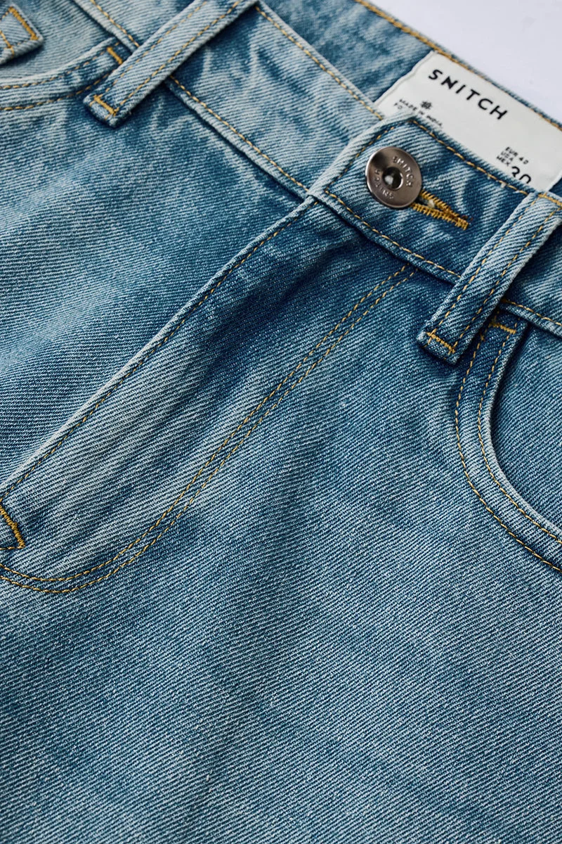 SNITCH  Washed Baggy Jeans for Men | Best Price UAE