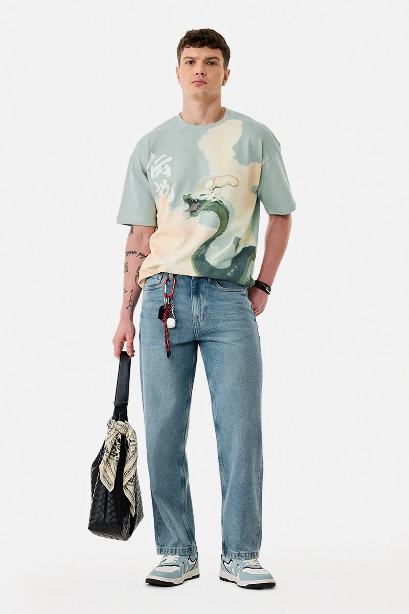 SNITCH  Washed Baggy Jeans for Men | Best Price UAE
