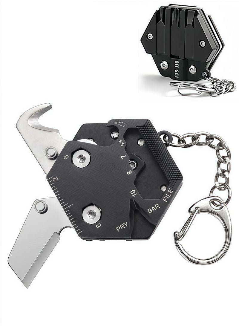 general Multifunction Tool Keychain Multitool 12 in 1 Key Tool - Image 1