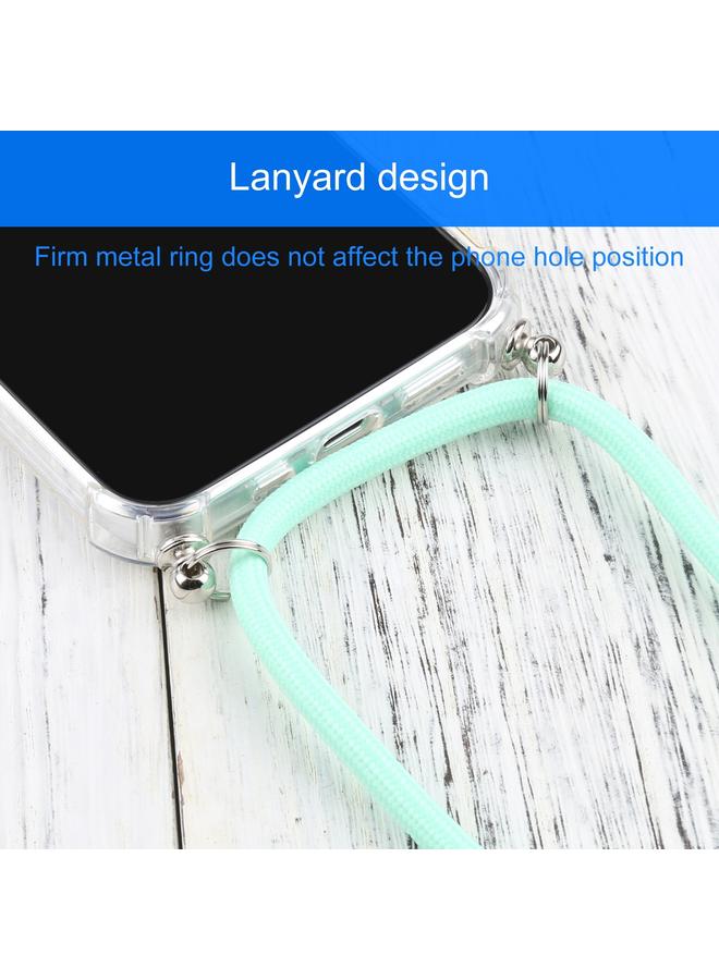 Zaboon Case For iPhone 13 Four-corner Shockproof Transparent TPU Protective Case with Lanyard - Image 5