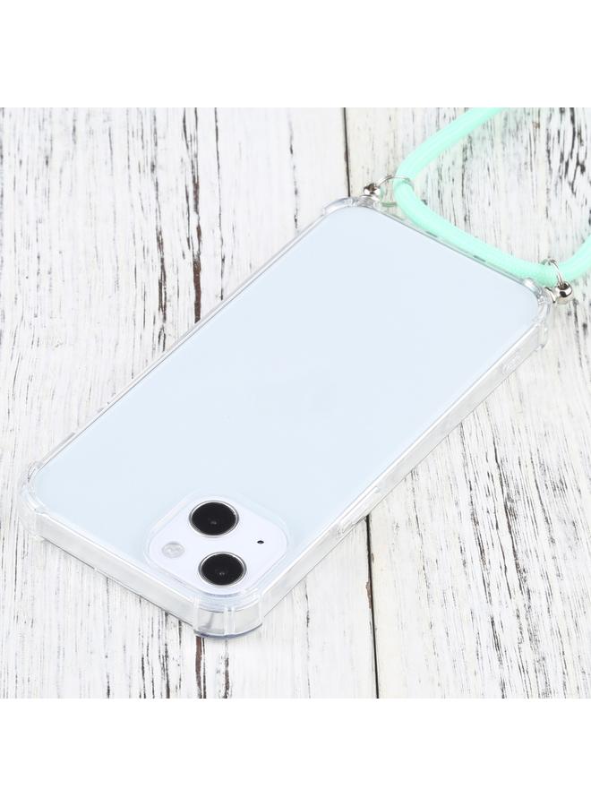 Zaboon Case For iPhone 13 Four-corner Shockproof Transparent TPU Protective Case with Lanyard - Image 4