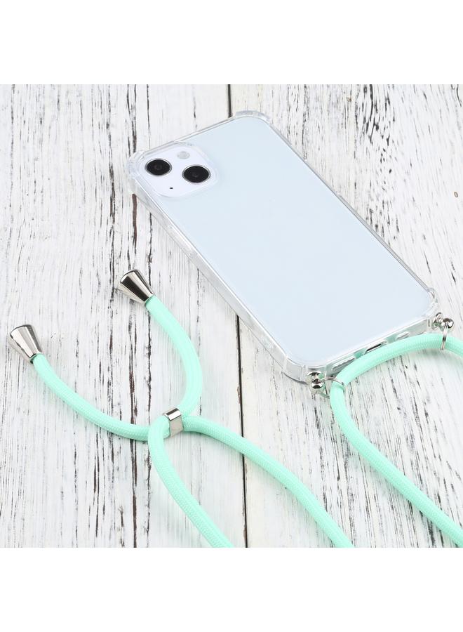 Zaboon Case For iPhone 13 Four-corner Shockproof Transparent TPU Protective Case with Lanyard - Image 2