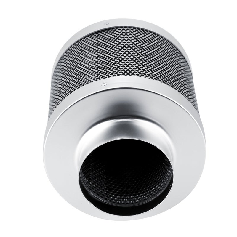 4 Inch Activated Carbon Filter - 55% Open Area For Increased Air Flow, Aluminum Top & Bottom Lightweight Durable, 99.9% Deodorizing Ability For Hydroponics, Commercial Workshops - Image 4