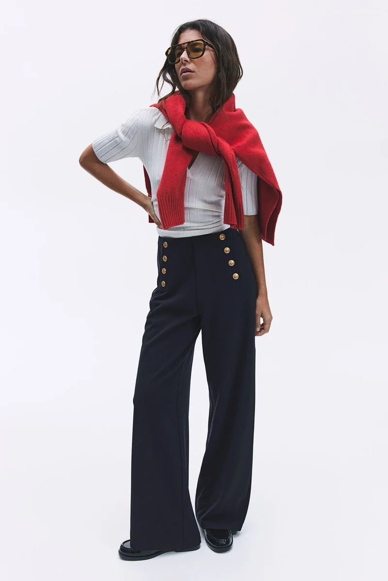 H&M Button-front trousers
