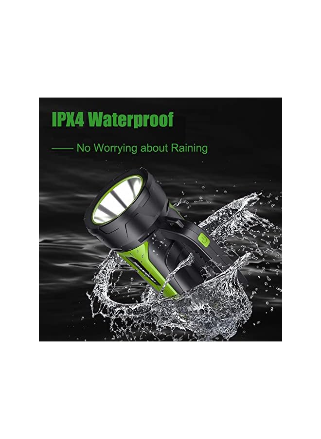 PROMASS مصابيح يدويّة LED، مصباح يدوي فائق السطوع، مصباح LED محمول، مصباح يدوي مقاوم للماء وقابل لإعادة الشحن عبر USB يدوم طويلاً للتعدين، التخييم، المشي، الصيد، المطاردة - Image 5