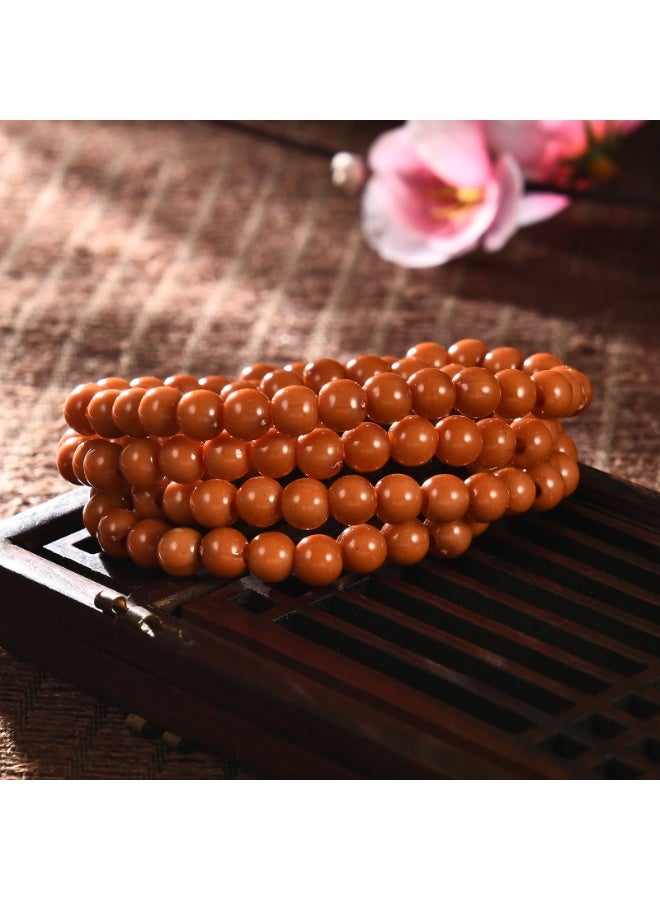 NIBEMINENT 99 Muslim Prayer Beads Tangerine Red/6mm