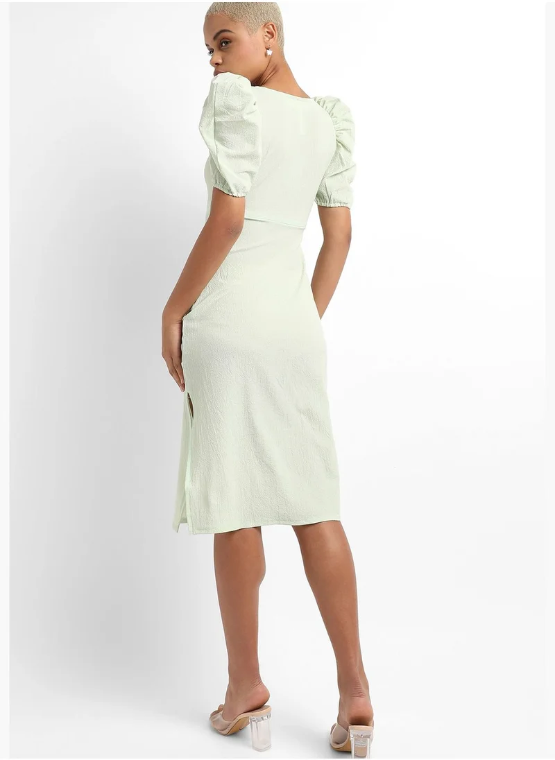 Campus Sutra Women's Solid Casual Dress