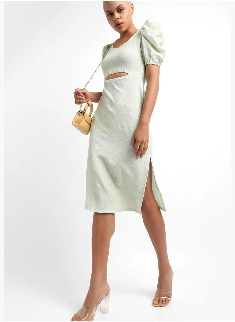 Campus Sutra Women's Solid Casual Dress