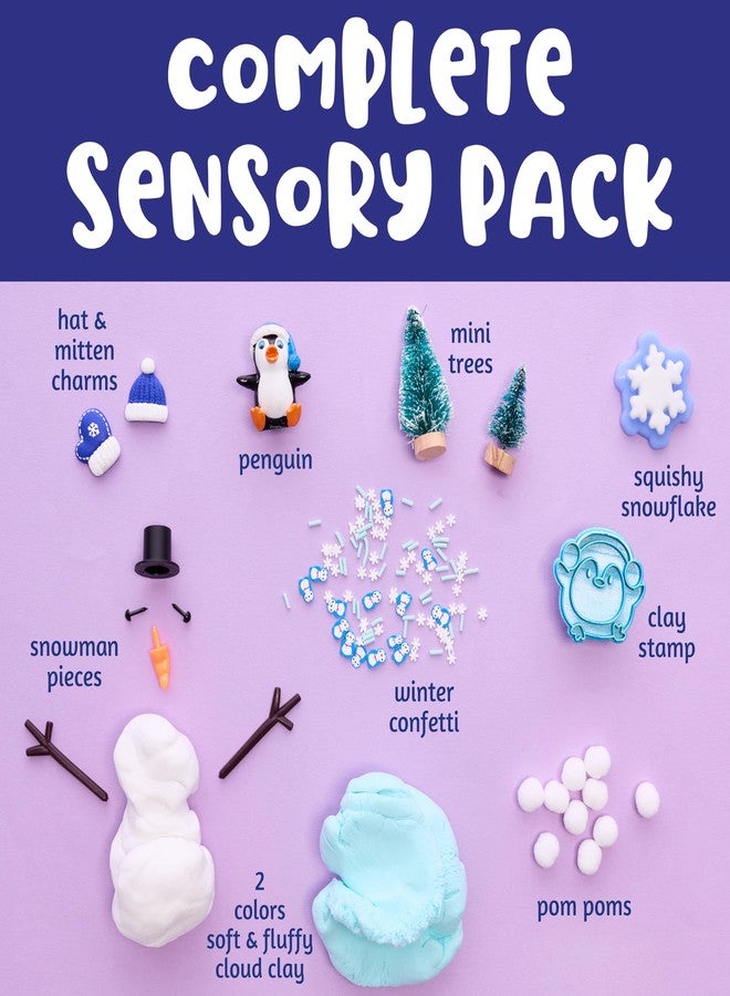 Creativity for Kids Sensory Pack: Winter - Toddler Christmas Crafts | Holiday Crafts for Kids| Sensory Toys for Toddlers, Travel Toys and Stocking Stuffers for Kids (Ages 3+) - Image 3