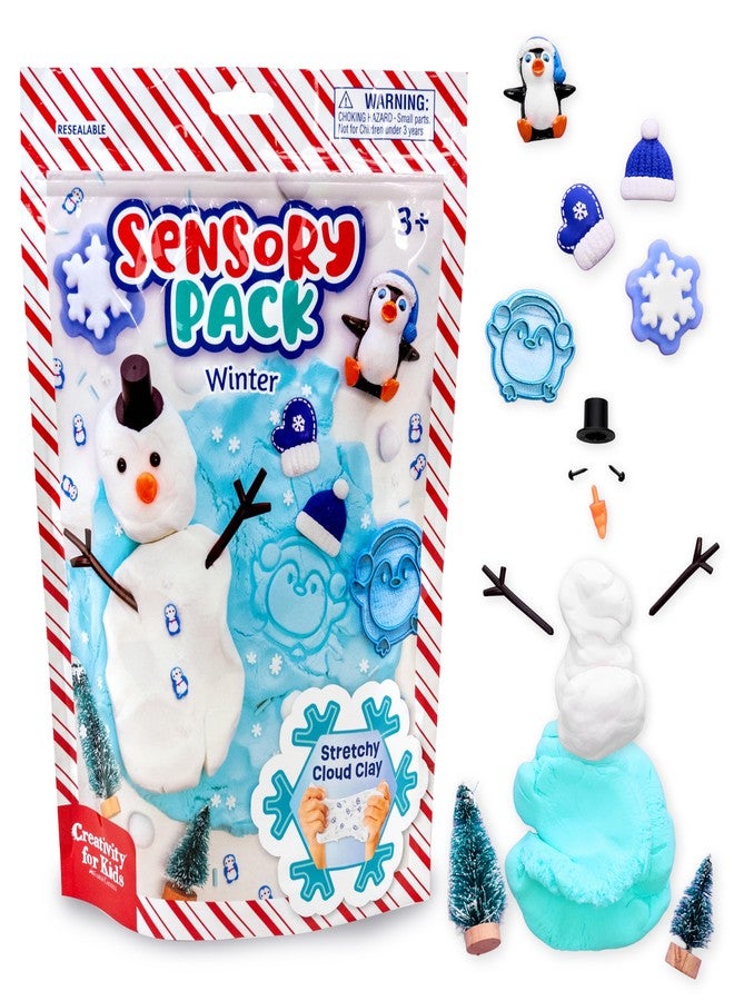 Creativity for Kids Sensory Pack: Winter - Toddler Christmas Crafts | Holiday Crafts for Kids| Sensory Toys for Toddlers, Travel Toys and Stocking Stuffers for Kids (Ages 3+) - Image 1