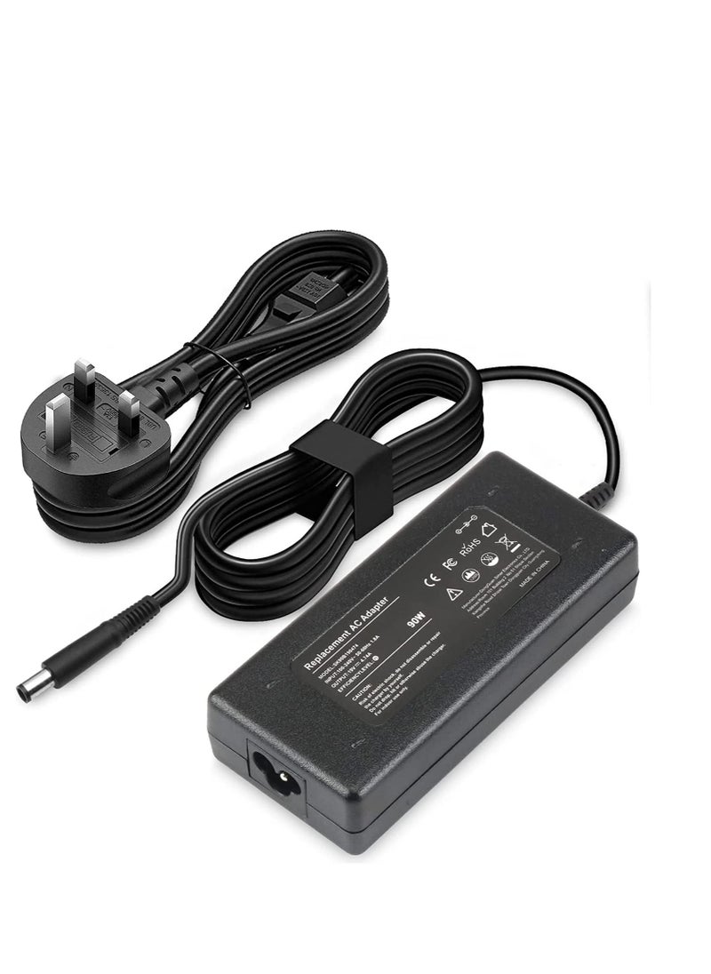RDN - Replacement 19V 4.74A 90W Laptop Charger for HP Pavilion All-in-One Desktop, For HP Elitebook 8440P 8460P 8470P 8530P 8540P 8560P 8570P 2540P 2560P Power Adapter Cord Supply, 7.4x5.0mm - Image 1
