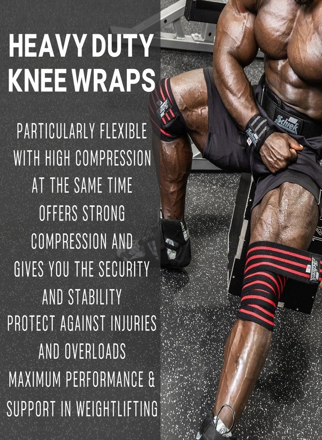 Schiek Knee Wraps (1178B), Black - Image 4
