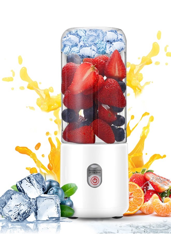 SUCITY - Portable Blender-Personal Blender Juicer Cup Type-C Rechargeable-Mini Handheld Blender with 6 Blades-Mixer for Fruit Shakes and Smoothies-Portable Juicer for Home Outdoor - Image 1
