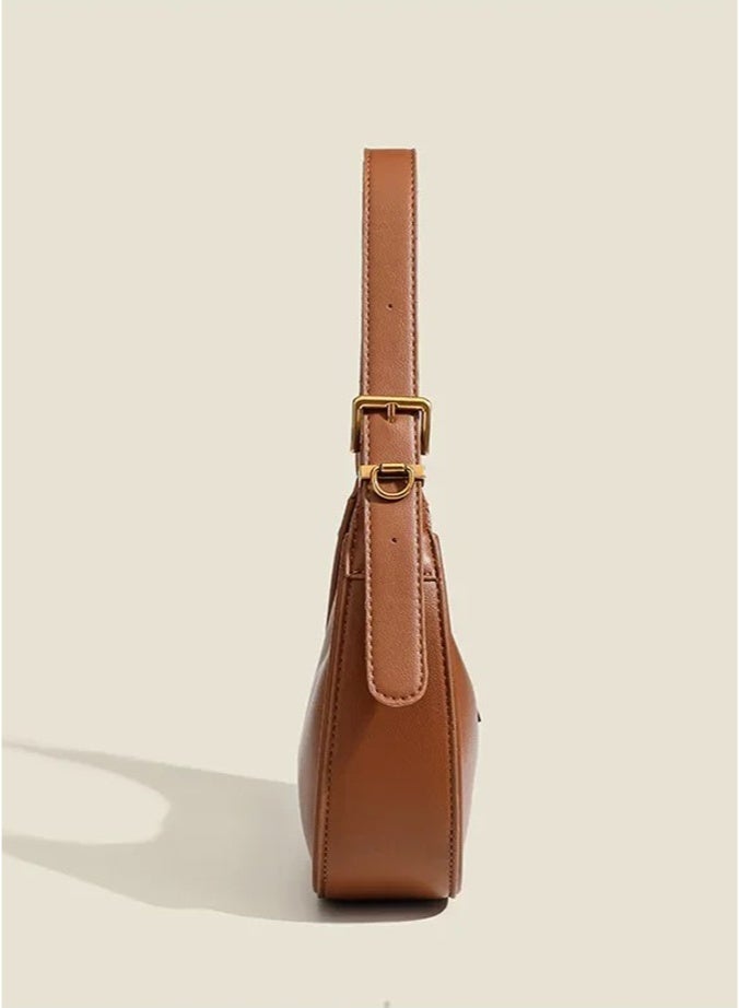 Miu Miu Women's leather shoulder bag tote bag underarm bag moon bag small shoulder bag crossbody bag versatile handbag - Image 4
