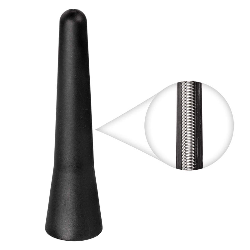 Bingfu Car Radio Short Rubber Antenna Mast [ONLY for Roof-Mounted] [2.5 inch] Vehicle FM AM Stereo Universal Roof-Mounted Antennas - NOT a Replacement for Shark Fin Antenna - Image 5