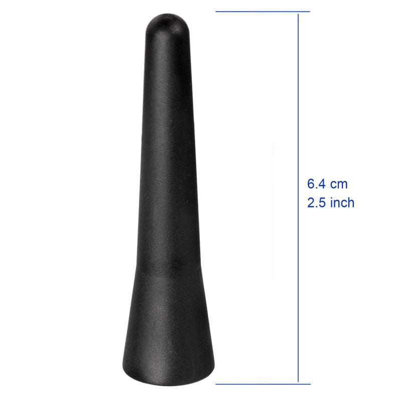 Bingfu Car Radio Short Rubber Antenna Mast [ONLY for Roof-Mounted] [2.5 inch] Vehicle FM AM Stereo Universal Roof-Mounted Antennas - NOT a Replacement for Shark Fin Antenna - Image 4